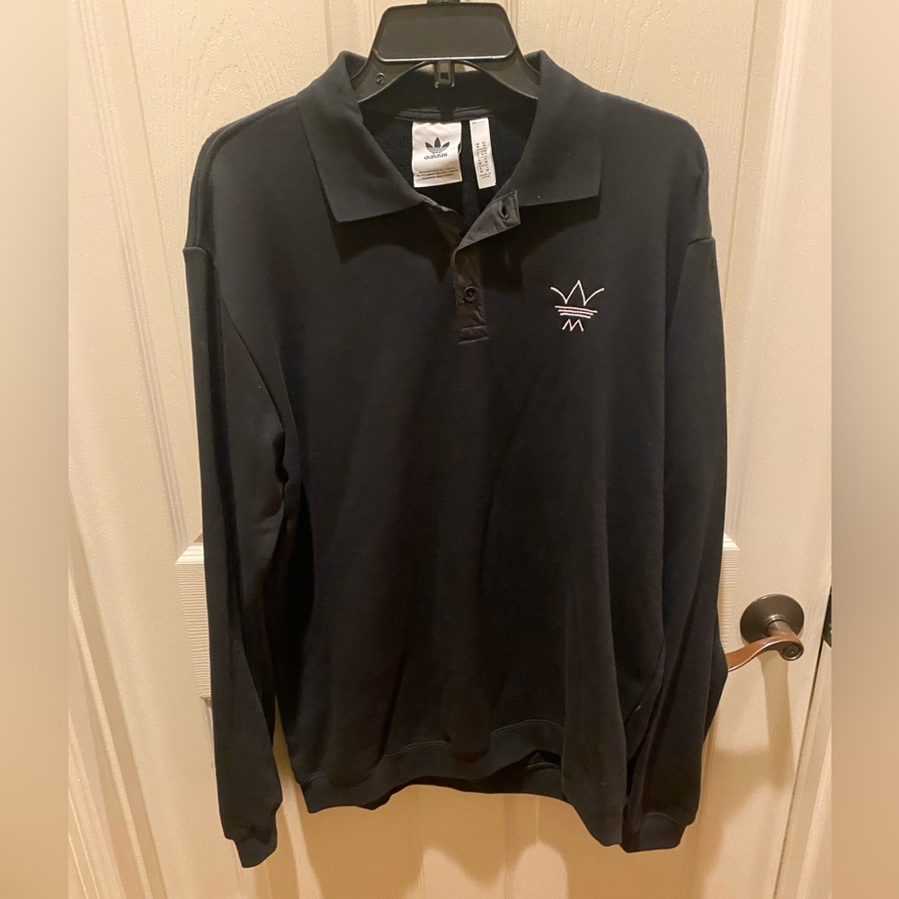 Adidas Men’s Long Sleeve Polo Shirt. Size M